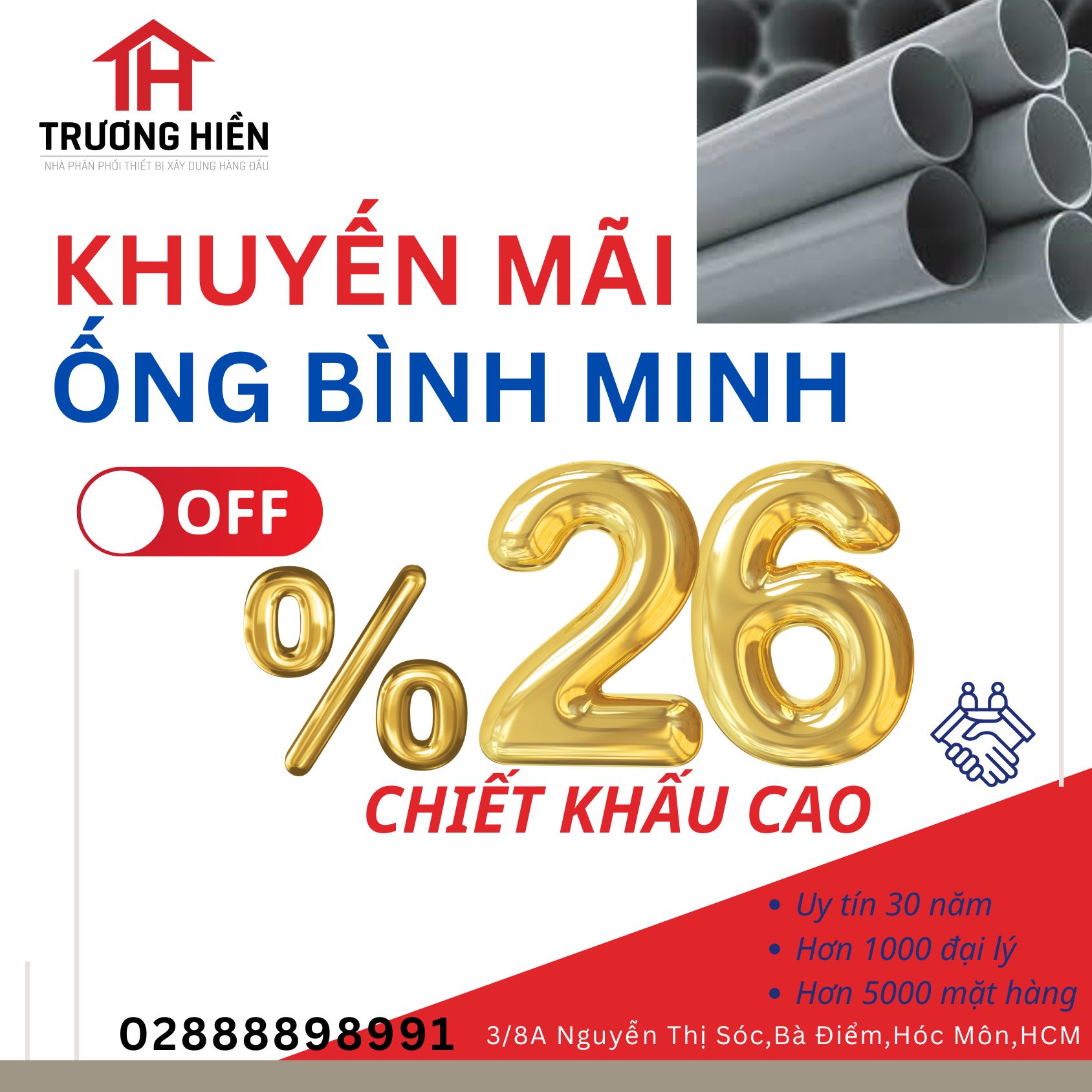 Phân Phối Ống Nhựa Bình Minh Chiết Khấu Cao | Giá Sỉ Cho Đại Lý & Công Trình