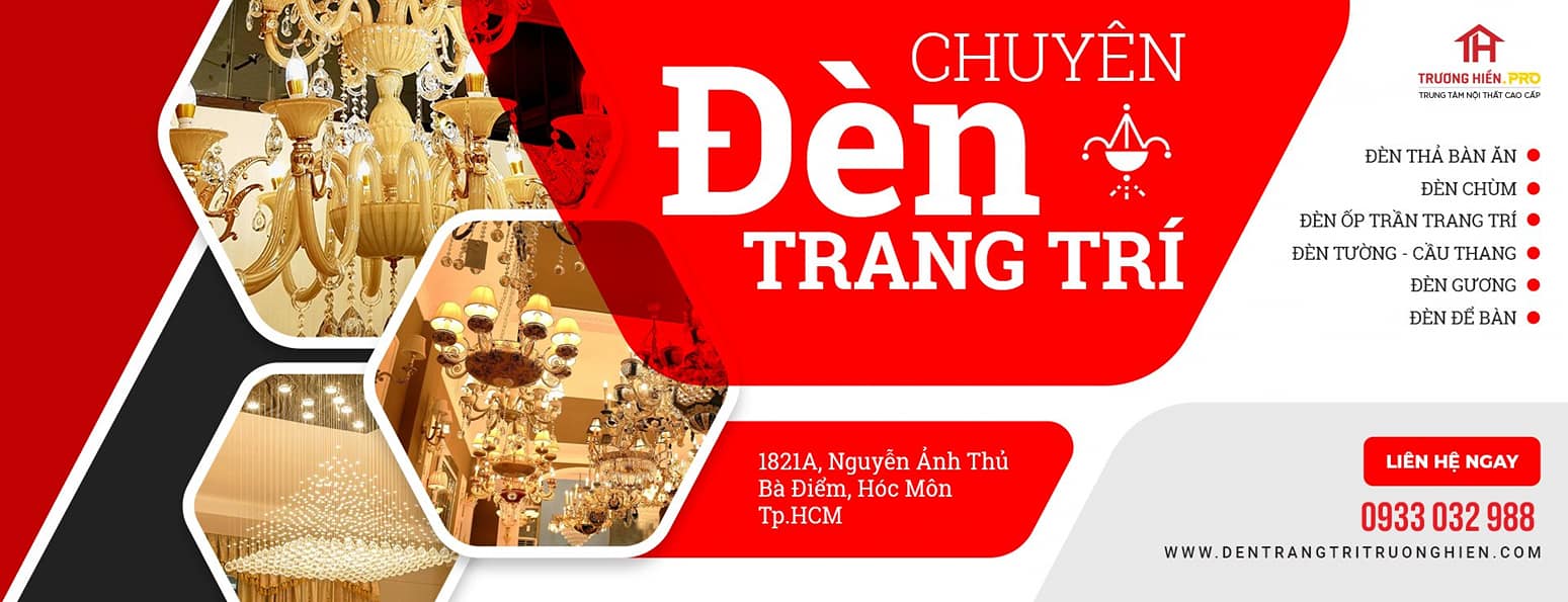  Cửa hàng đèn trang trí gần đây nhất Trương Hiền- Tổng kho đèn trang trí HCM
