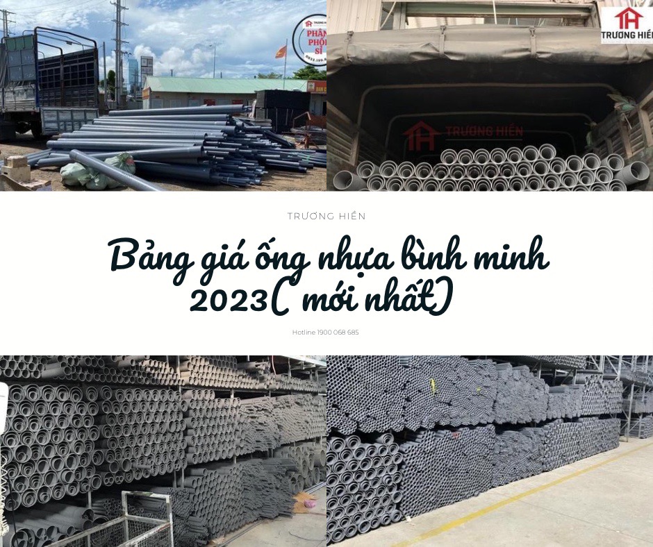 Ống nhựa Bình Minh phi 60 giá bao nhiêu? ( cập nhật năm 2024)