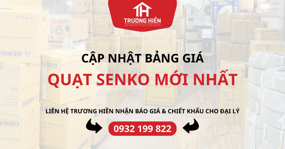 Bảng giá quạt điện Senko mới nhất 2024, Catalogue Senko 2024