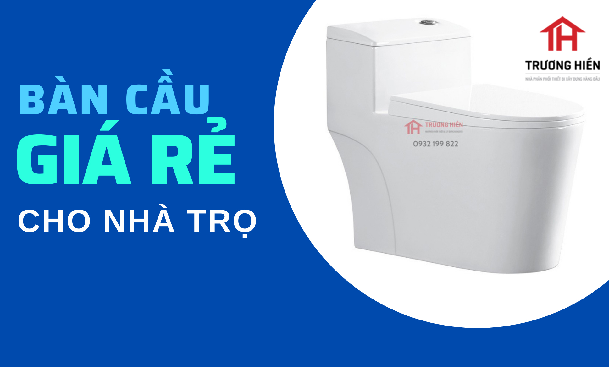 Bàn cầu giá rẻ cho nhà trọ