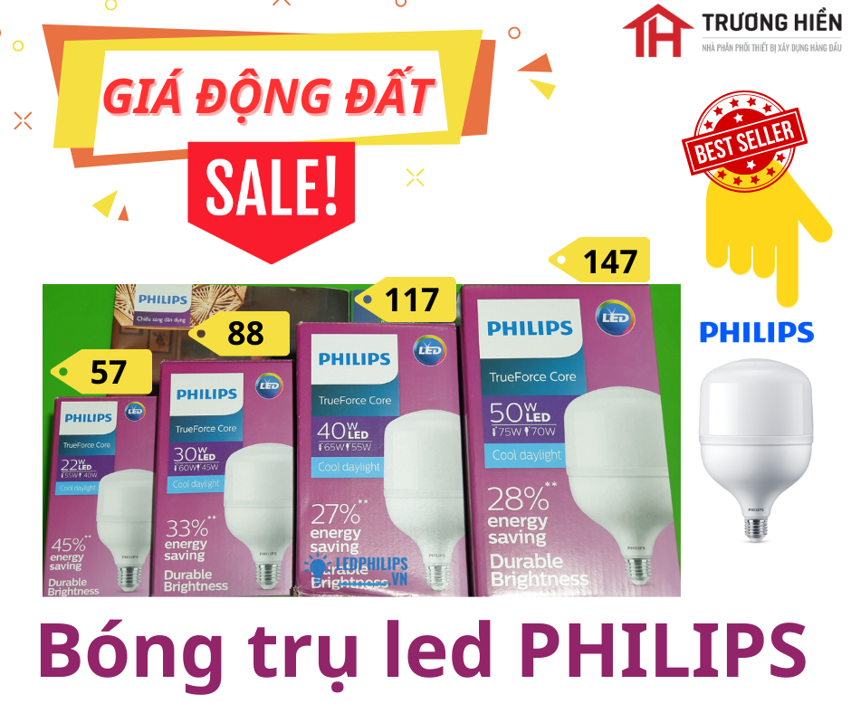 Phân phối bóng đèn Philips chính hãng giá tốt tại TP.HCM | Trương Hiền