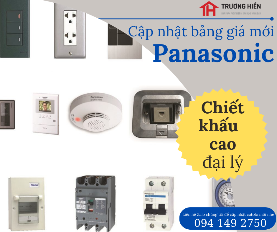 Thiết Bị Điện Panasonic Chính Hãng – Công Tắc, Ổ Cắm Wide, Full, Halumi | Phân Phối Giá Sỉ Tại Trương Hiền