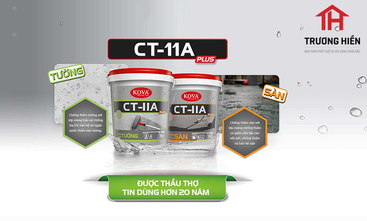 Chống thấm tường, chống thấm sàn Kova