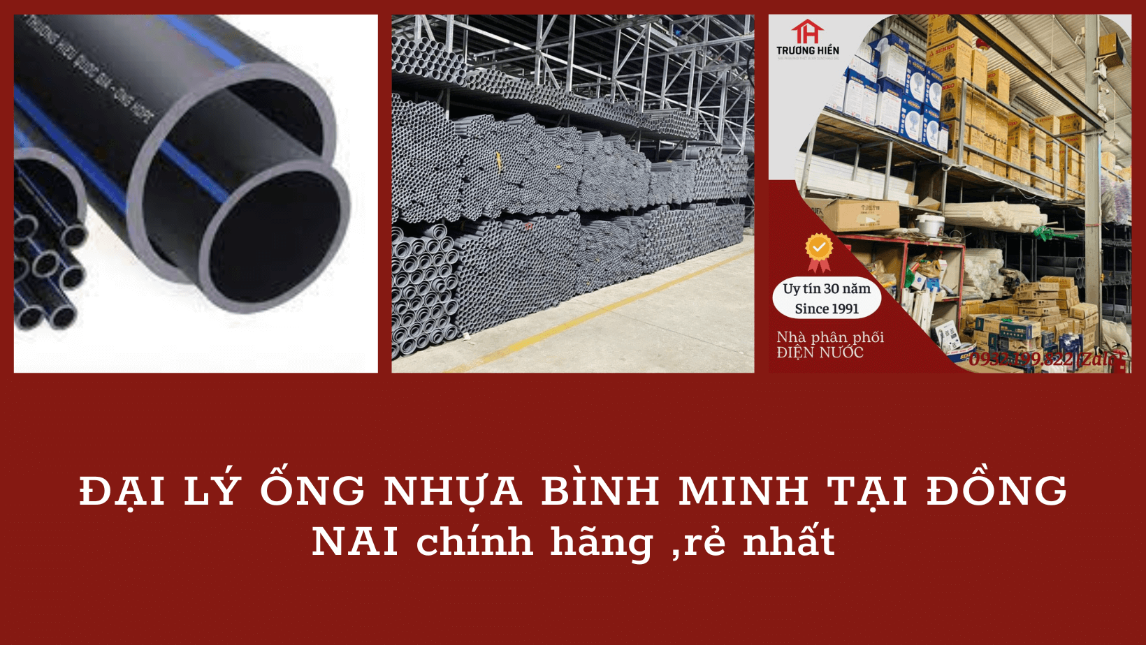 ĐẠI LÝ ỐNG NHỰA BÌNH MINH TẠI ĐỒNG NAI chính hãng ,rẻ nhất