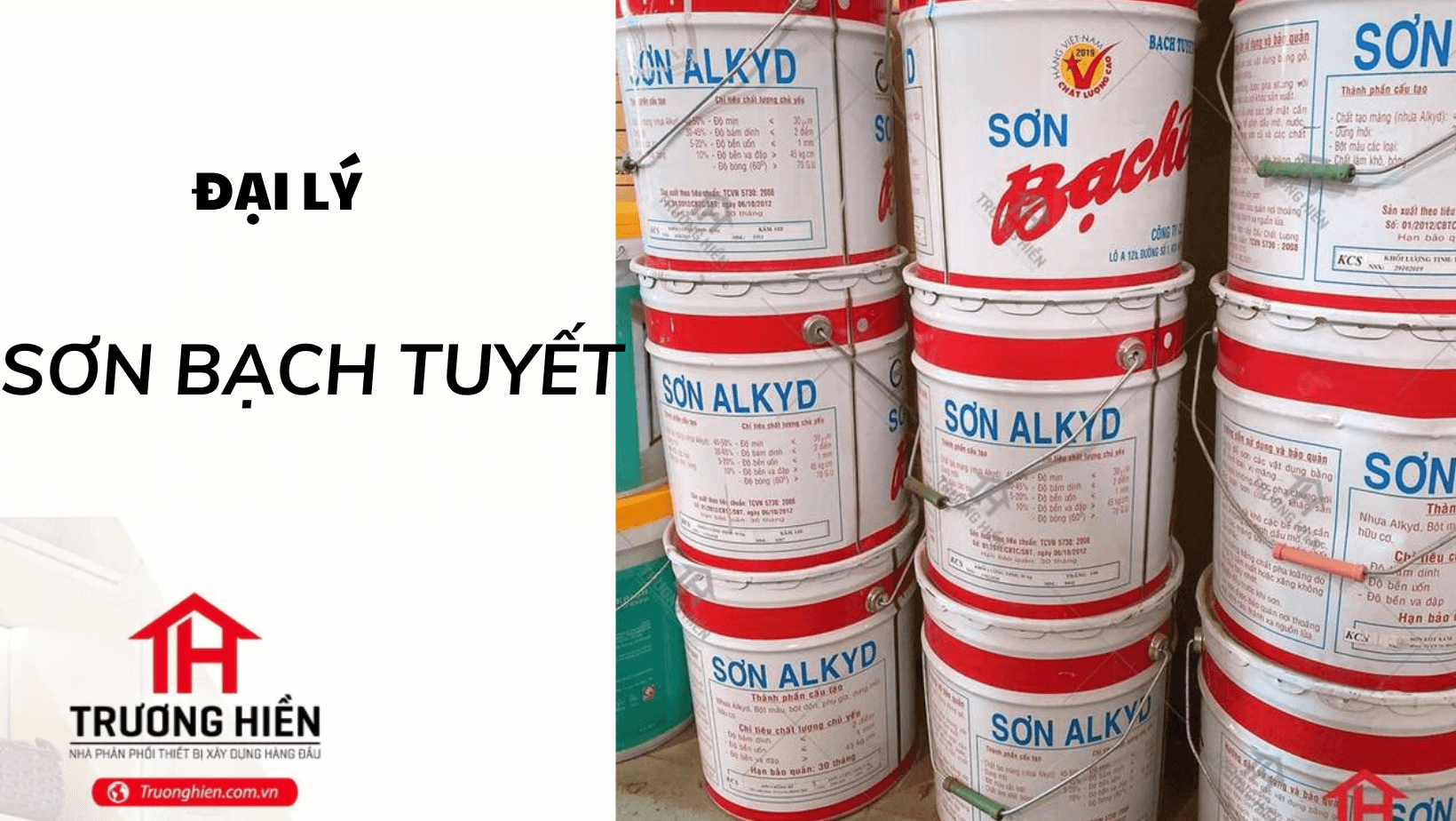 Đại lý sơn Bạch Tuyết ở Hóc Môn- NPP Trương Hiền