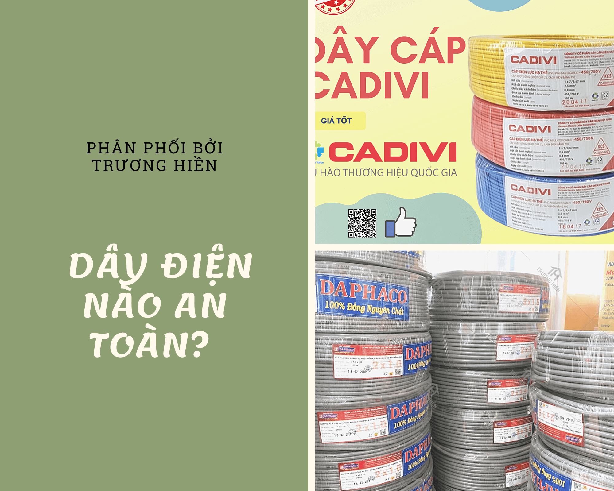 Những loại dây điện nào đảm bảo an toàn tuyệt đối cho nhà ở, công trình xây dựng