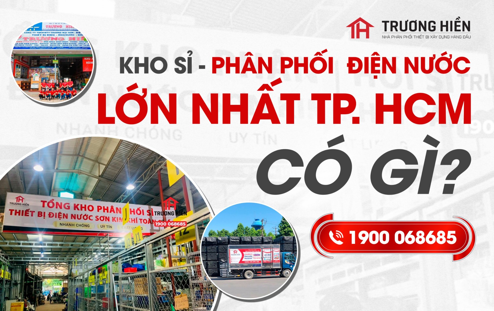 Kho sỉ phân phối điện nước lớn nhất Thành phố Hồ Chí Minh - Đa dạng sản phẩm, chất lượng đảm bảo và dịch vụ tận tâm