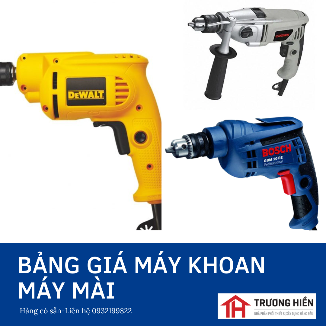 Mua Máy Mài – Máy Khoan Makita, Bosch, Crown Chính Hãng Giá Tốt Tại TP.HCM