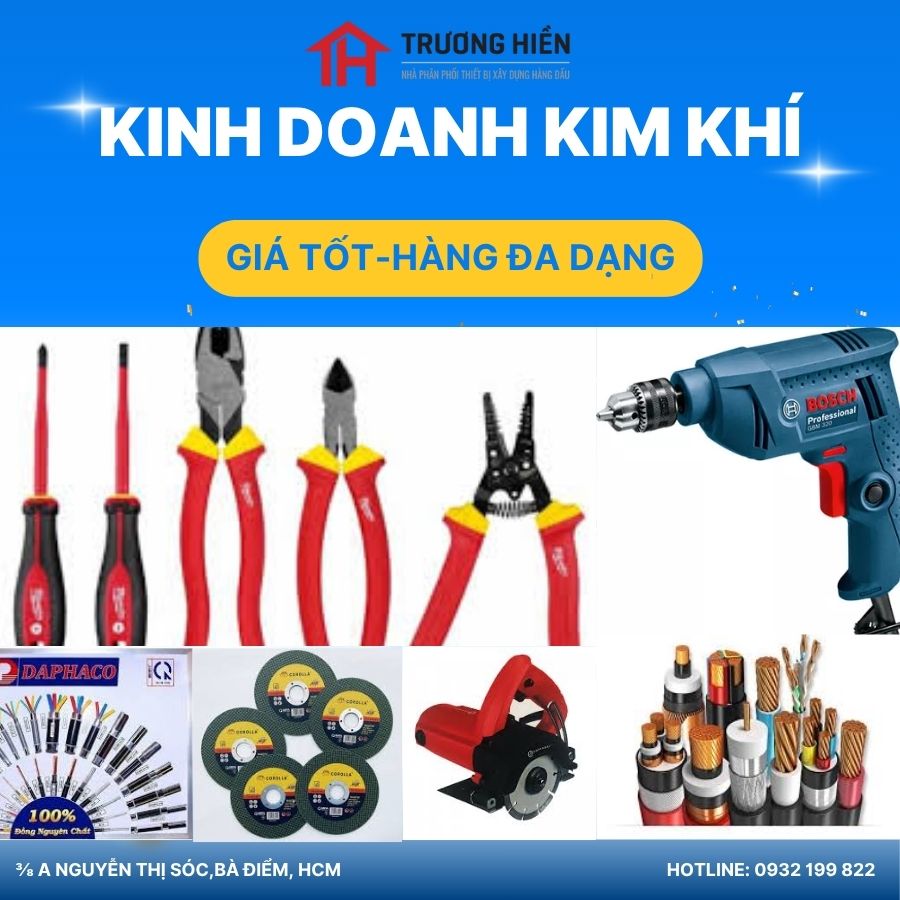 Phân Phối Hàng Kim Khí Chính Hãng – Giá Sỉ Tận Kho Cho Đại Lý & Công Trình