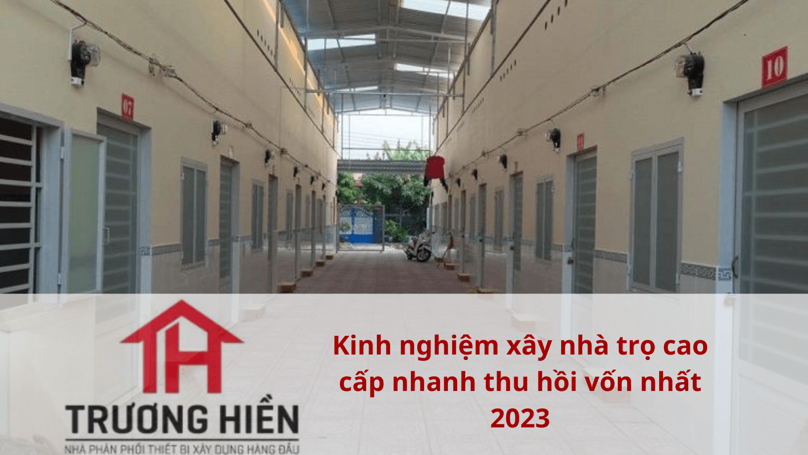Kinh nghiệm xây nhà trọ cao cấp nhanh thu hồi vốn nhất 2024