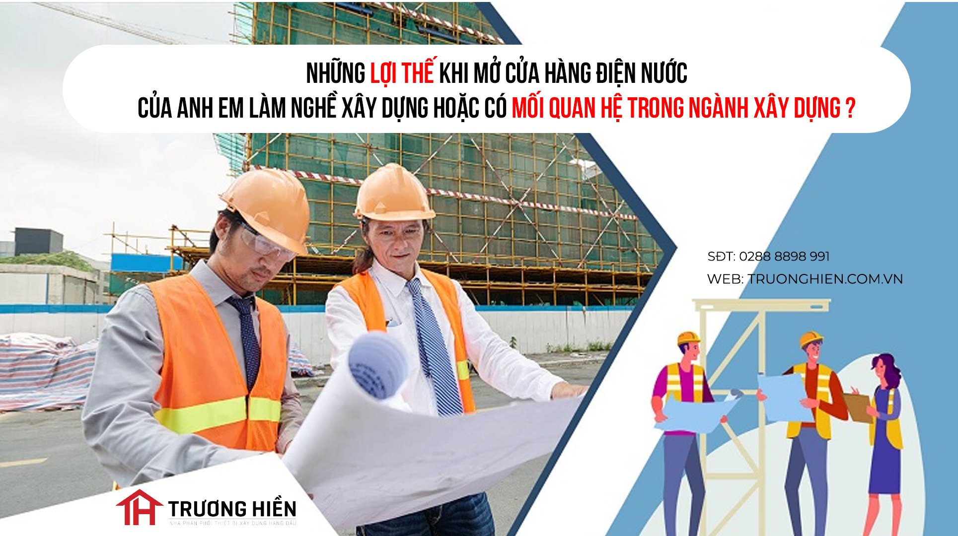 Lợi ích khi mở cửa hàng điện nước trong ngành xây dựng