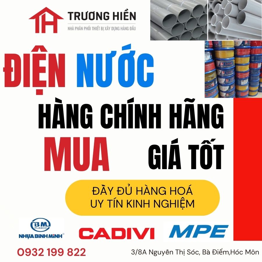 Mua điện nước ở đâu chính hãng, giá tốt?