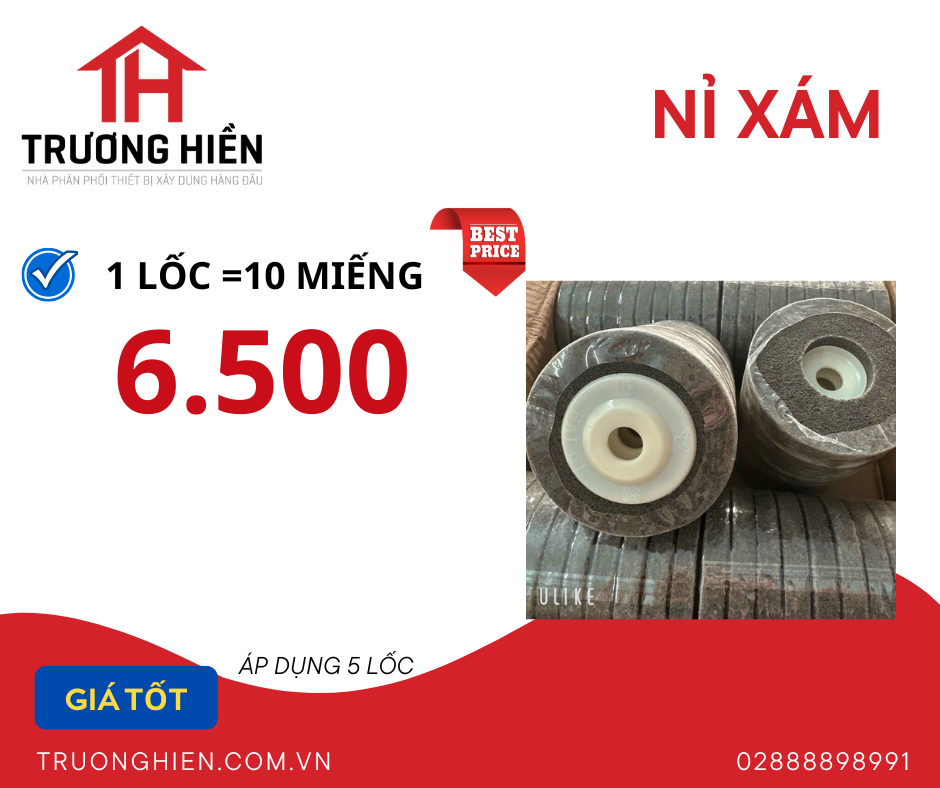 NỈ XÁM ĐÁNH BÓNG RẺ – VẬT LIỆU KHÔNG THỂ THIẾU CHO THỢ CƠ KHÍ, GỖ, INOX