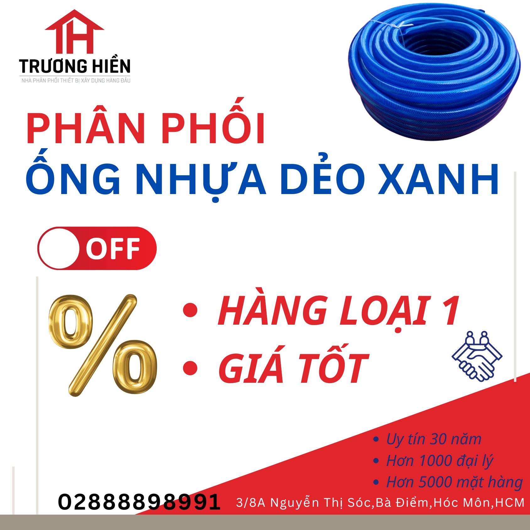 Nhà Phân Phối Ống Dẻo Xanh, Tím Tưới Nước Chính Hãng, Giá Sỉ, Giao Hàng Tận Nơi