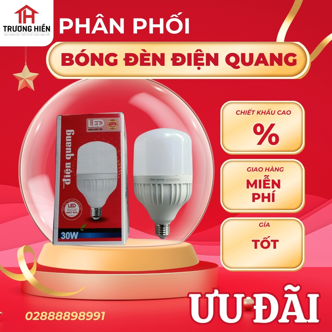 Phân Phối Bóng Đèn Điện Quang Chính Hãng Giá Sỉ – Giao Hàng Nhanh Toàn Quốc