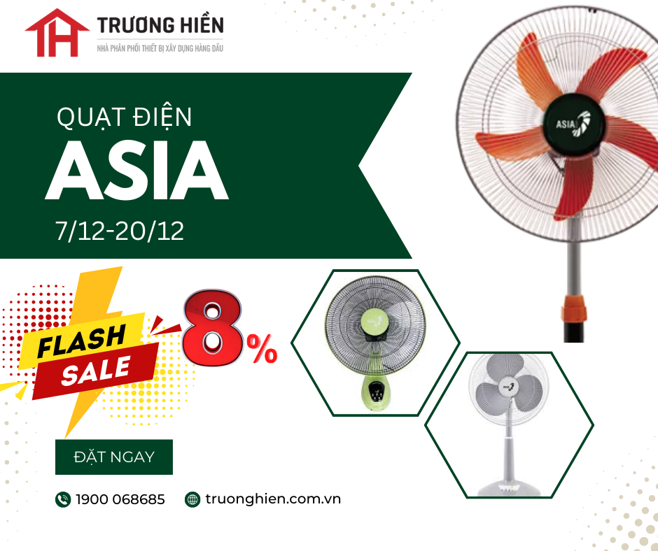 Công Ty Trương Hiền – Nhà Phân Phối Quạt Điện ASIA Chính Hãng Tại TP.HCM