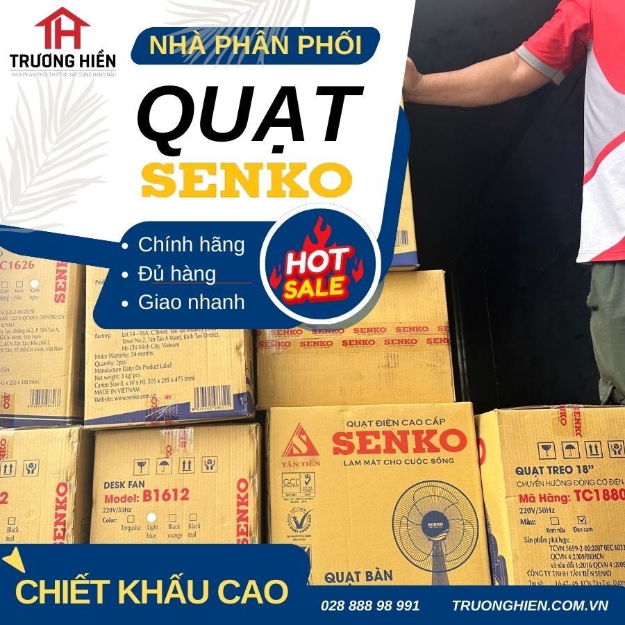 Phân Phối Quạt Điện Senko Chiết Khấu Cao, Giao Hàng Tận Nơi