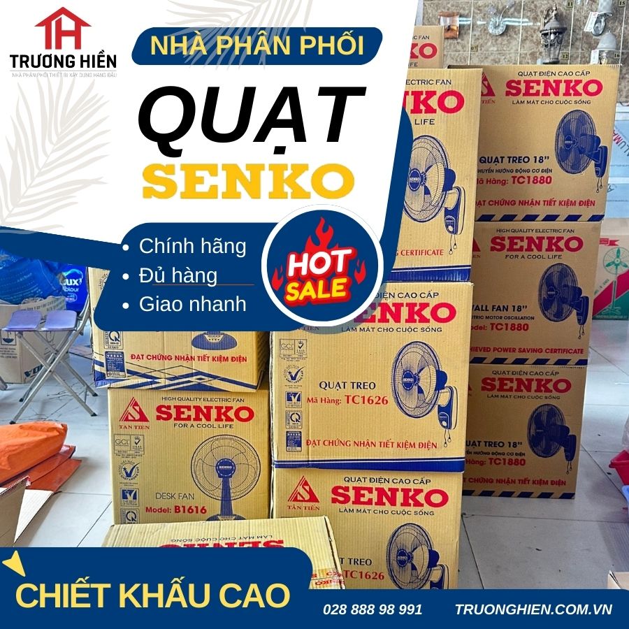 Phân Phối Quạt Điện Senko Chính Hãng – Giao Hàng Nhanh, Giá Tốt Tại Trương Hiền