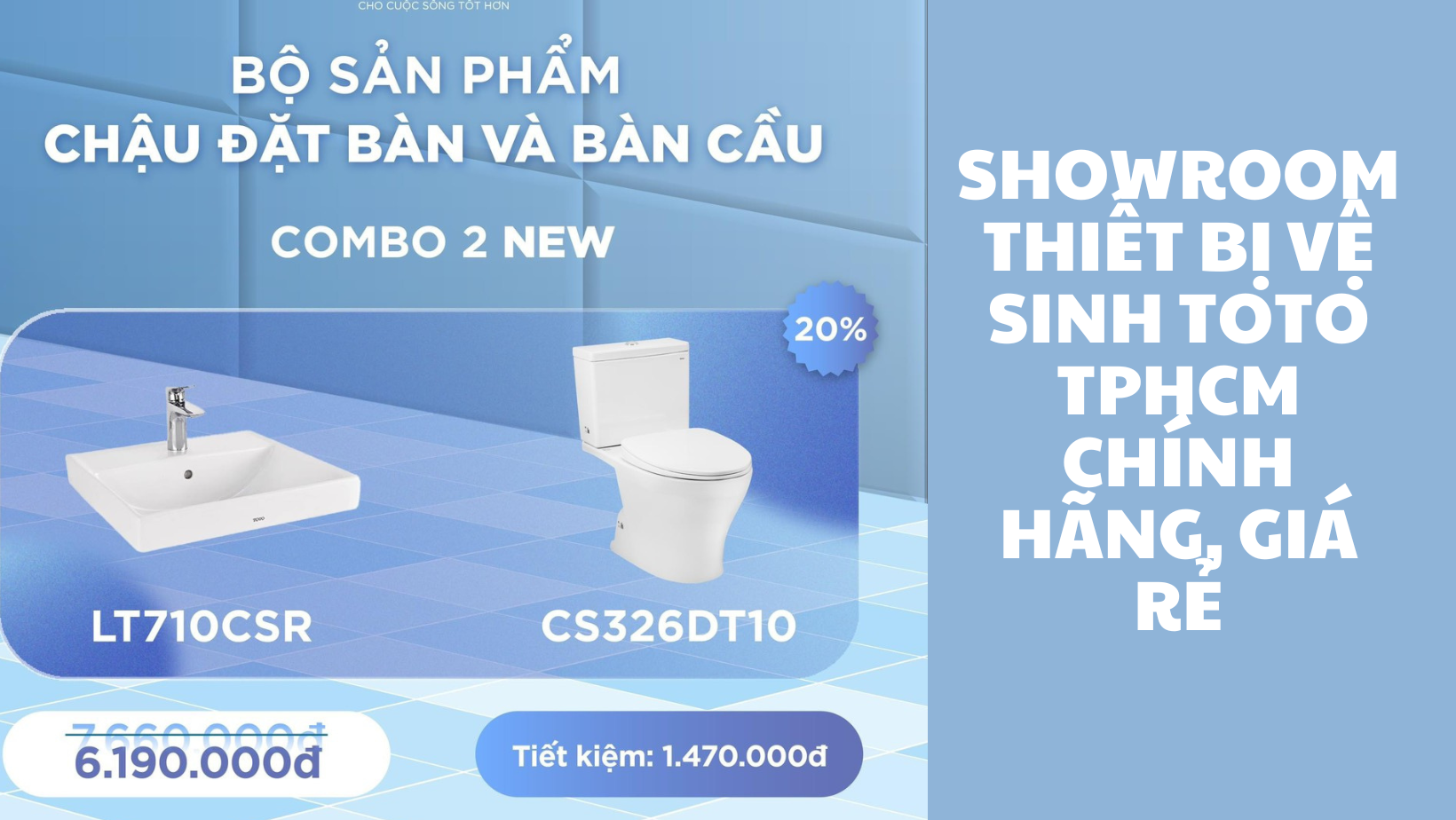 Showroom thiết bị vệ sinh TOTO TPHCM chính hãng, giá rẻ