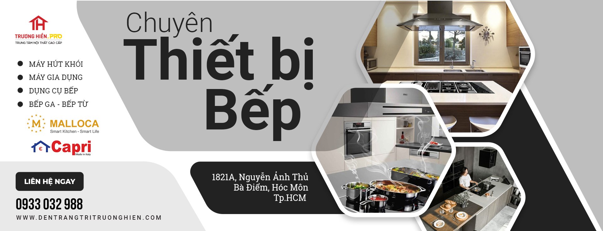 Thiết bị nhà bếp gồm những gì? Showroom Trương Hiền Sale đậm lên đến 50%