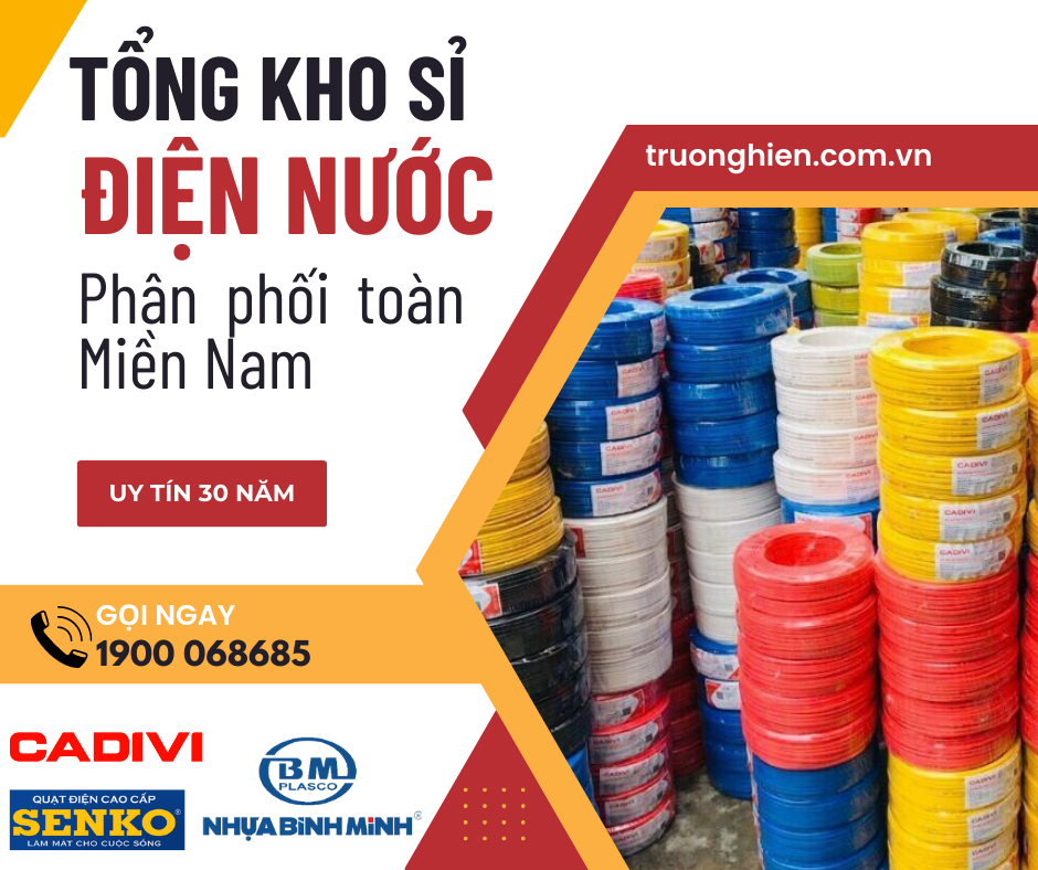 NHÀ CUNG CẤP VẬT TƯ ĐIỆN NƯỚC HÀNG ĐẦU