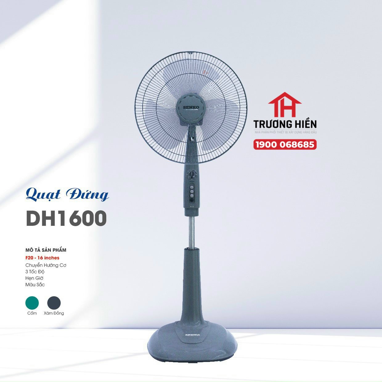 Tổng kho quạt Senko giá rẻ- NPP Trương Hiền