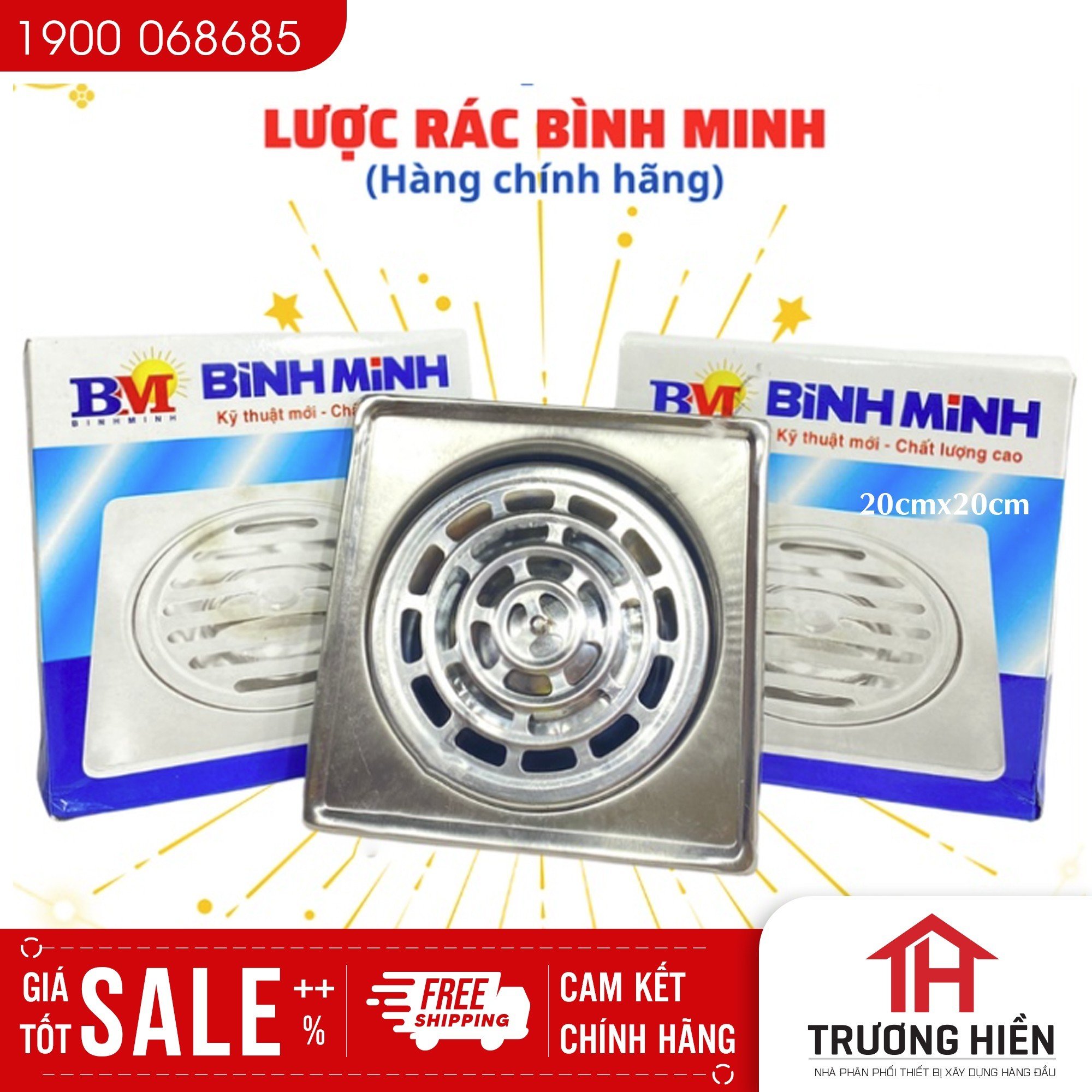 PHÂN PHỐI LƯỢC RÁC, PHỄU THOÁT SÀN CHÍNH HÃNG