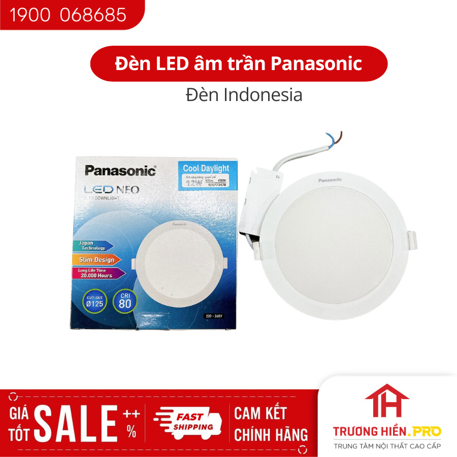 Đèn âm trần Panasonic - Giải pháp chiếu sáng hoàn hảo cho mọi không gian