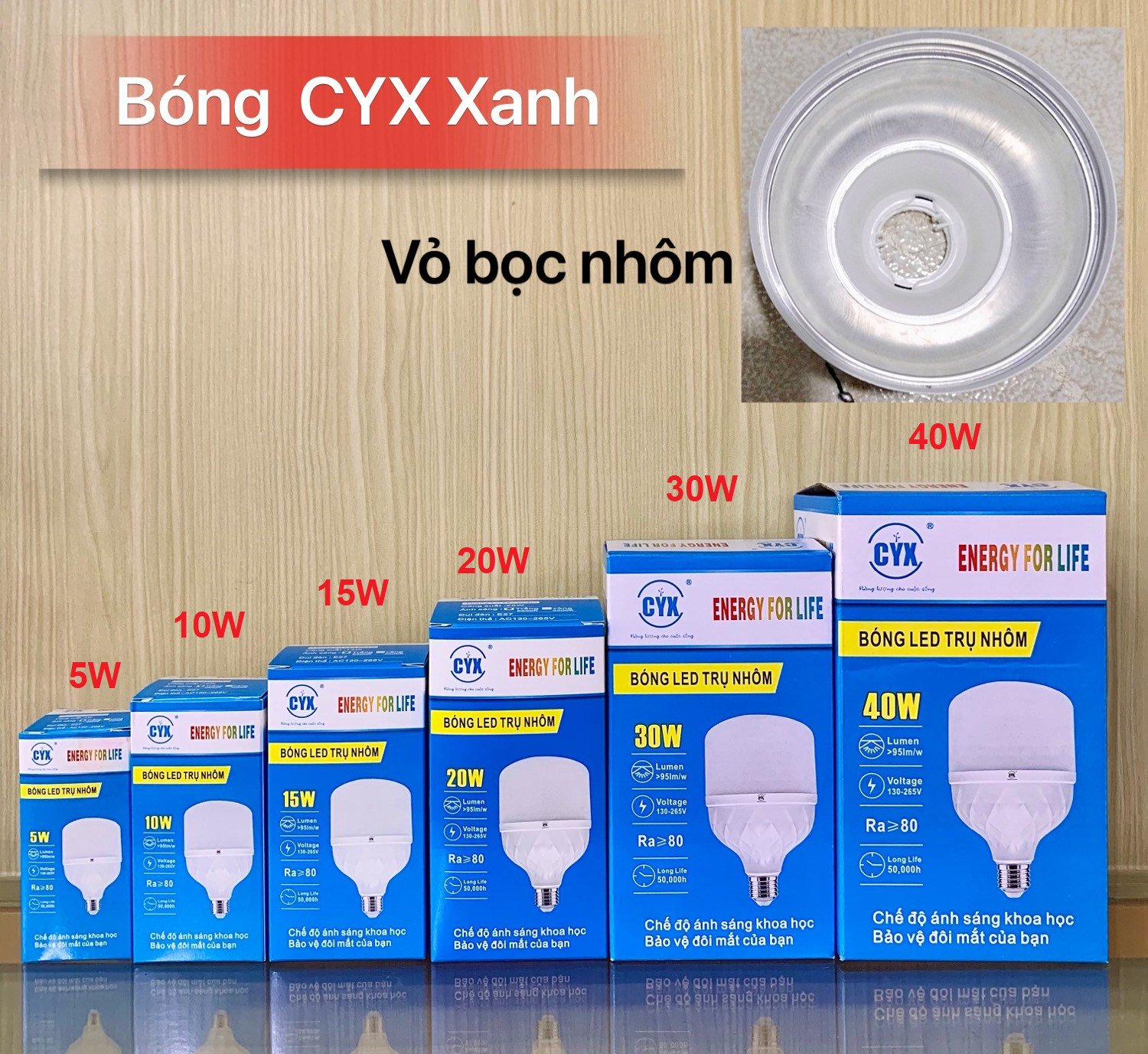 Bóng Trụ LED Giá Sỉ Đủ Watt – Giao Hàng Nhanh Tại TP.HCM | Trương Hiền