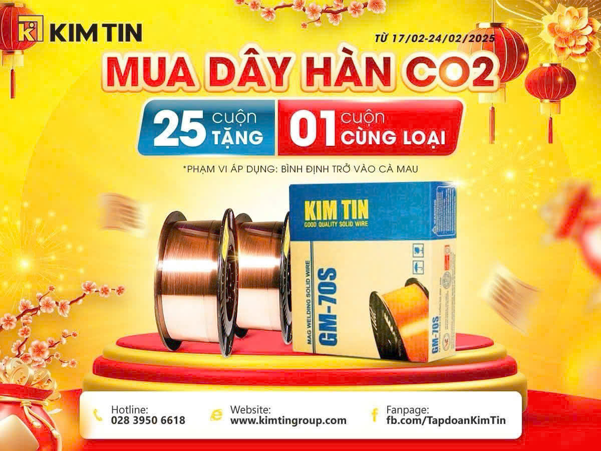 Nhà phân phối dây hàn Kim Tín chính hãng, giá tốt
