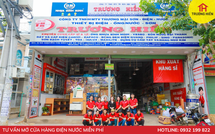 Cửa hàng điện nước truyền thống