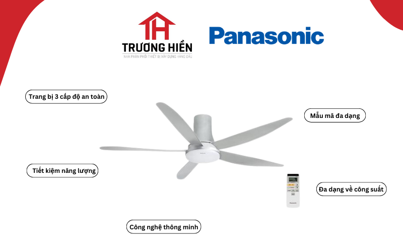 Nên mua quạt trần Panasonic ở đâu