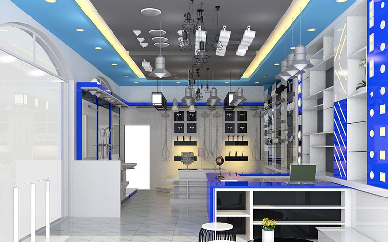 Top 9 mẫu thiết kế cửa hàng điện nước đẹp hút khách