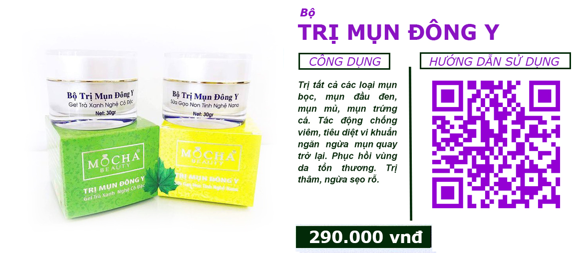 [[HOT]] BỘ TRỊ MỤN ĐÔNG Y MOCHA | MUA Ở ĐÂU CHÍNH HÃNG 100%, GIÁ TỐT?