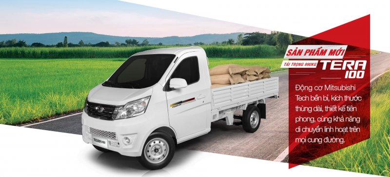 Sản phẩm mới xe tải tera 100 động cơ  MITSUBISHI TECH - Nhật bản cơn sốt mới trên thị trường xe tải nhẹ