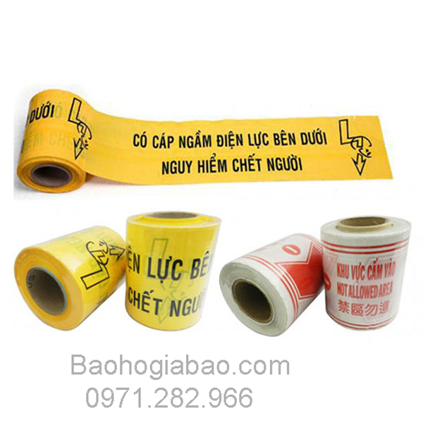 Băng cảnh báo cáp điện ngầm nilon giá rẻ tạ hà nội Băng cảnh báo cáp điện ngầm nilon giá rẻ tạ hà nội