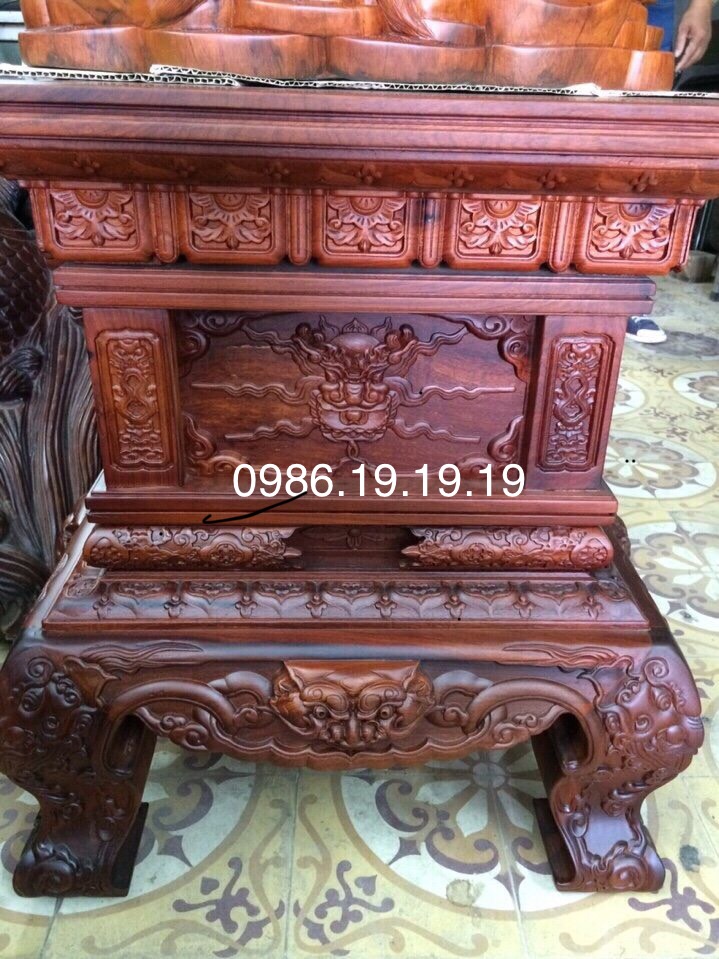 Đôn Kệ Tượng trạm hổ phù, gỗ hương Gia Lai | Làng Nghề Đồng Giao Đôn Kệ Tượng Trạm Hổ Phù, Gỗ Hương Gia Lai | Làng Nghề Đồng Giao