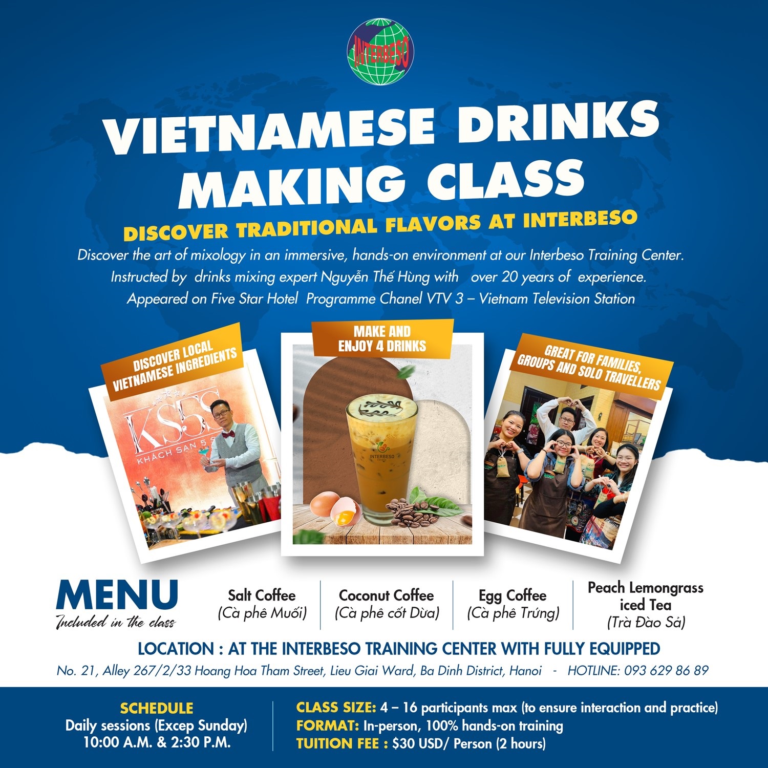 VIETNAMESE DRINK MAKING CLASS