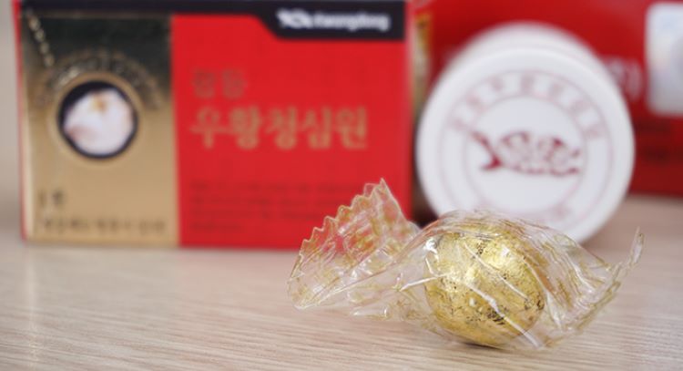 An cung ngưu hoàng hoàn hàn quốc hộp đỏ
