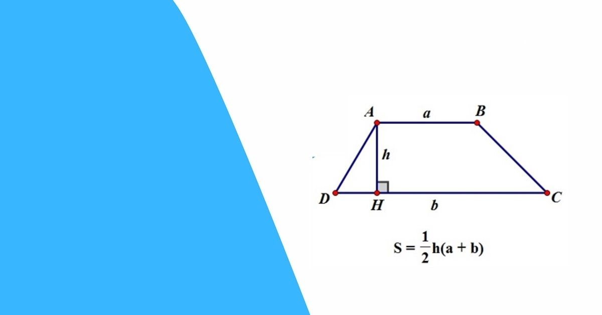 Cách tính diện tích hình thang