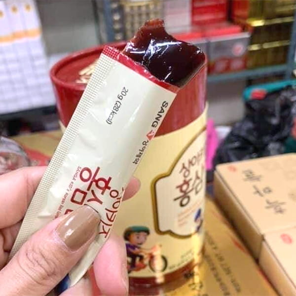 Hồng sâm dạng thạch cho bé