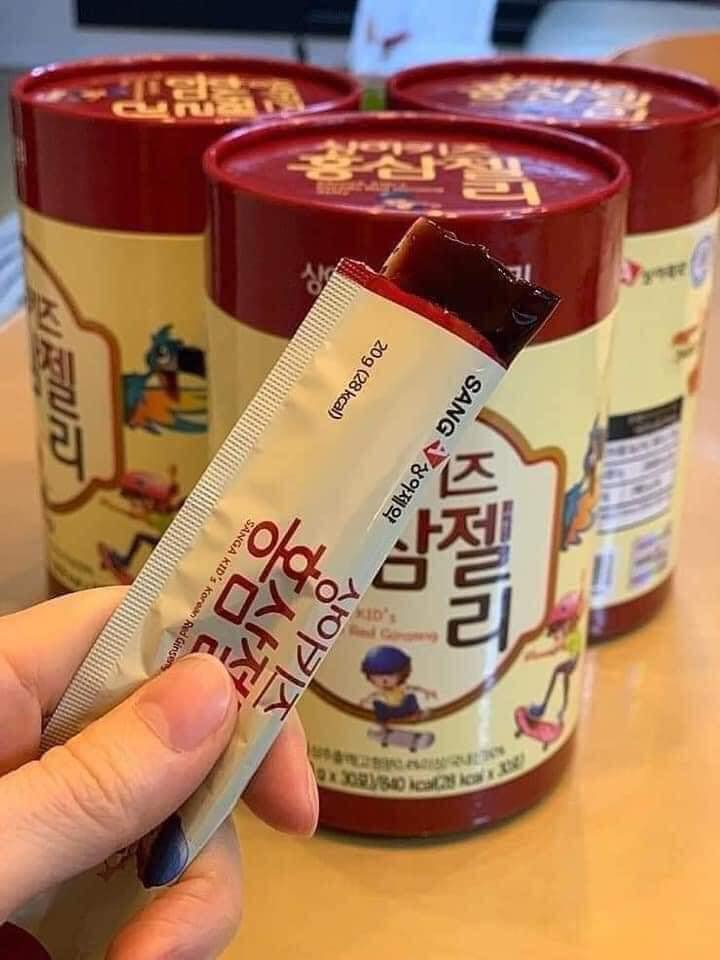 Hồng sâm dạng thạch cho bé