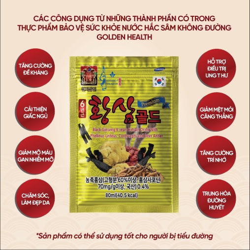 Nước hồng sâm cho người tiểu đường
