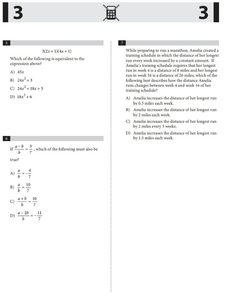 Toán lớp 12 ở Mỹ