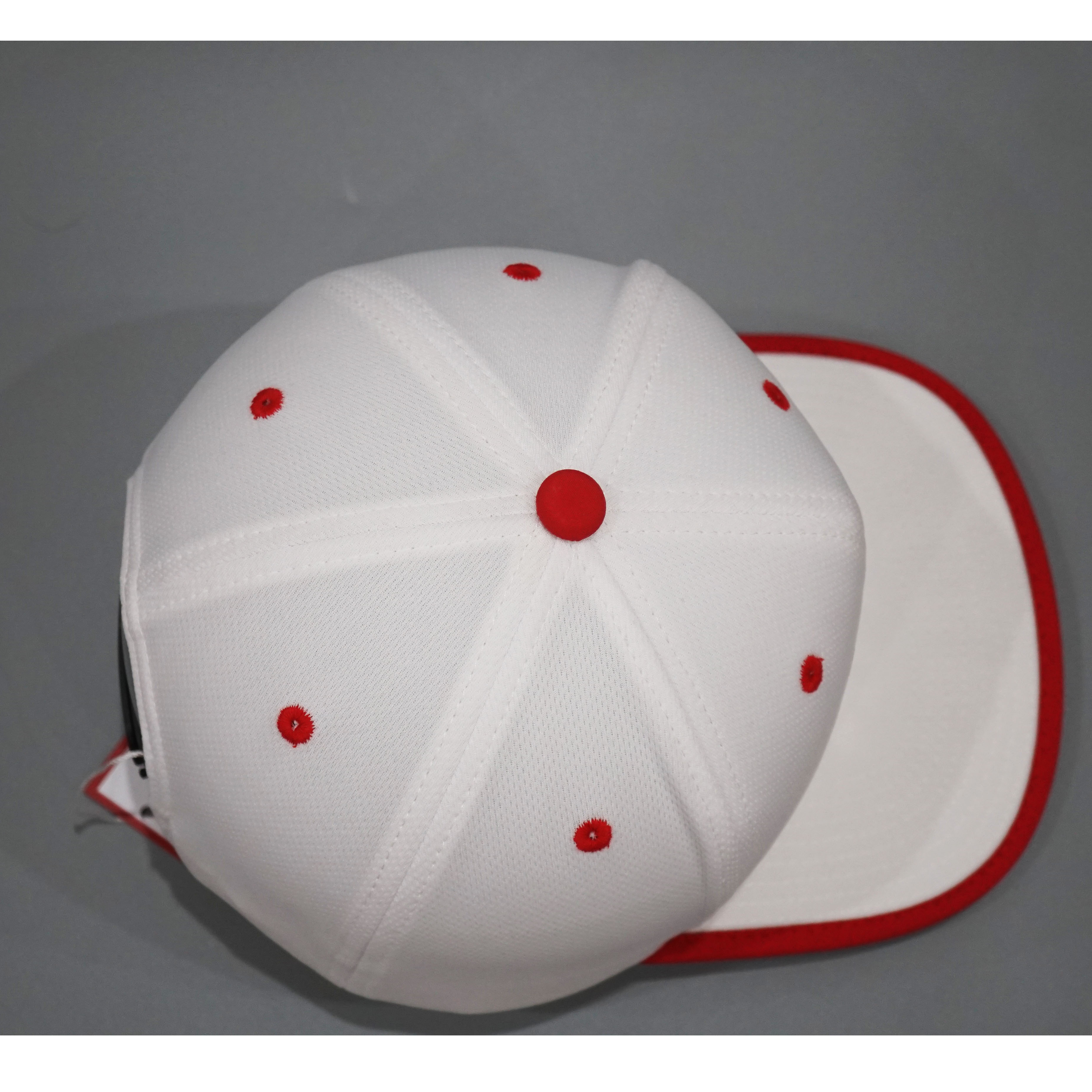 Nón Snapback NHS Trắng Viền Đỏ Phiên Bản NHS Gold.