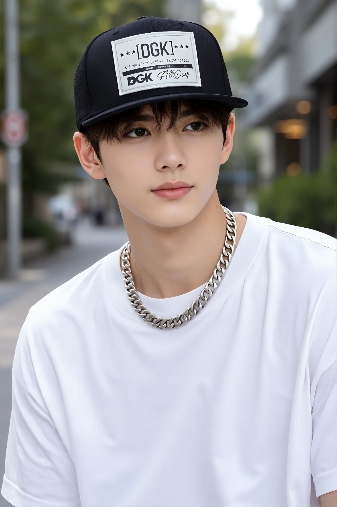 Nón Snapback  DGK001 Full Đen Soái Ca :