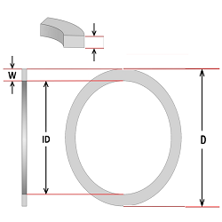 Back up ring / Vòng canh đệm