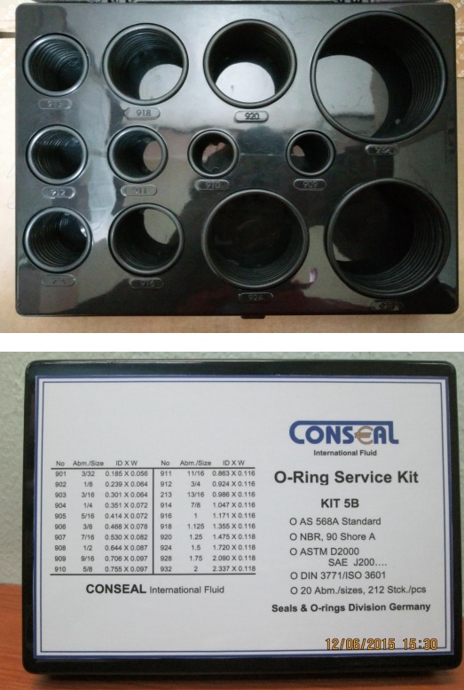 O-ring kit 5B NBR90 (hộp gioăng chỉ)