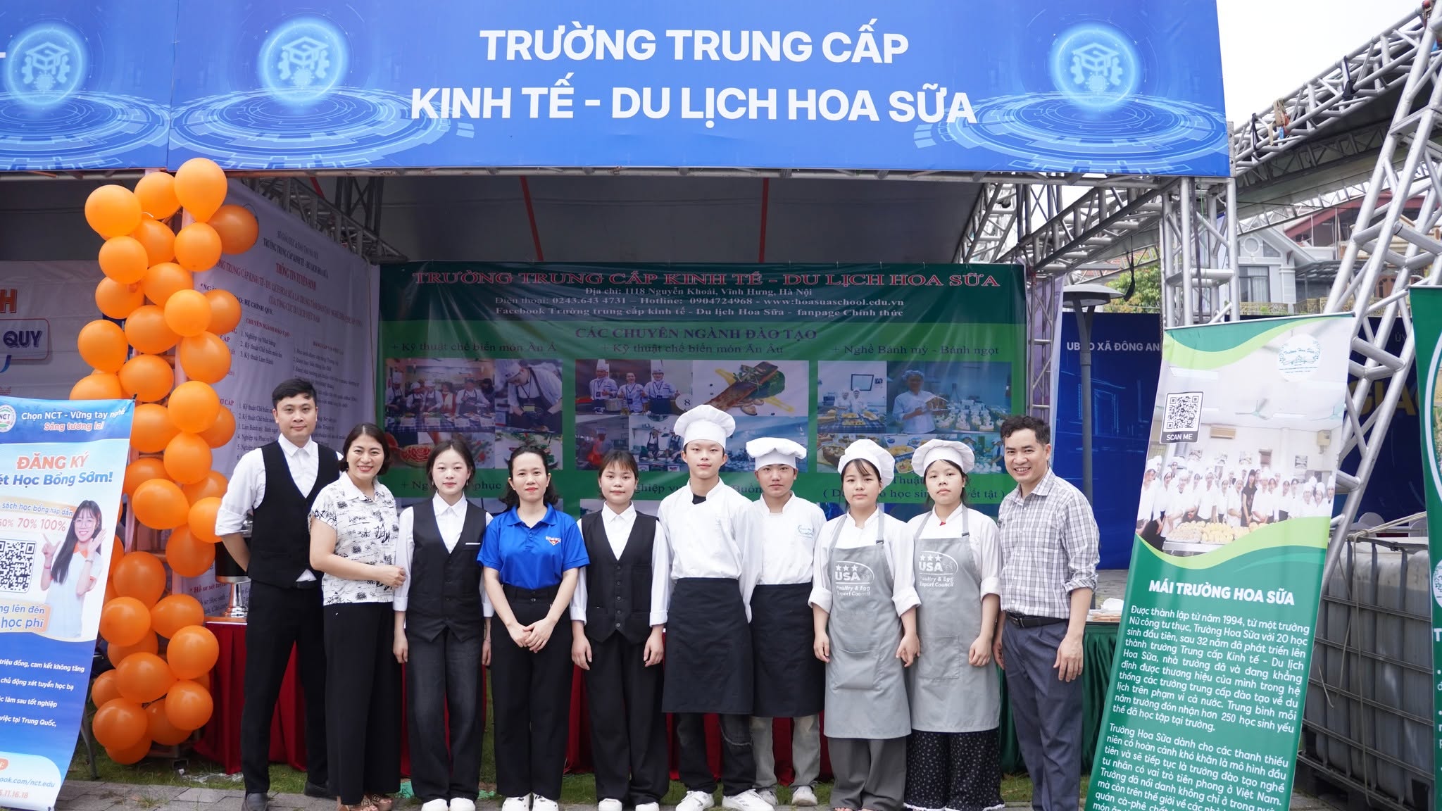 HOA SỮA SCHOOL RẠNG RỠ TẠI NGÀY HỘI GẮN KẾT GIÁO DỤC NGHỀ NGHIỆP VỚI THỦ ĐÔ